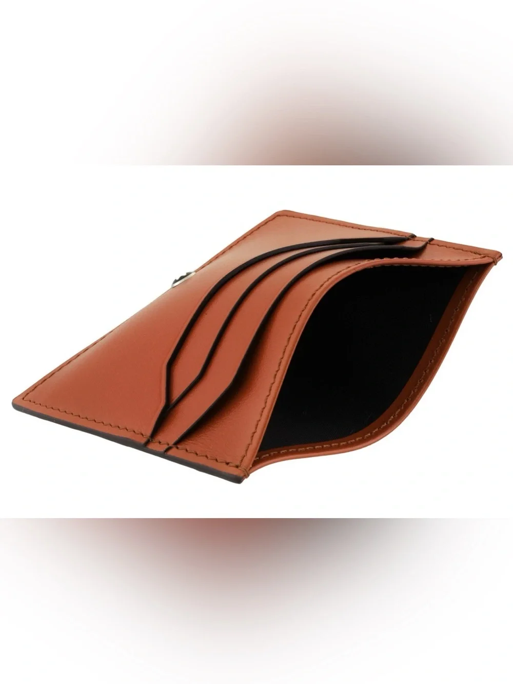 Montblanc Meisterstück 6CC Leather Card Holder Rust Brown NWT Complete Set